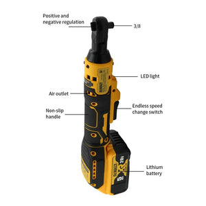 Planet Gates Dewalt Electric Ratchet Wrench DCF512 20V Battery Cordless Driver DCF512 Removal Screw Nut 3/8" Driver Power Tools Impact wrench