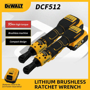 Planet Gates Dewalt Electric Ratchet Wrench DCF512 20V Battery Cordless Driver DCF512 Removal Screw Nut 3/8" Driver Power Tools Impact wrench