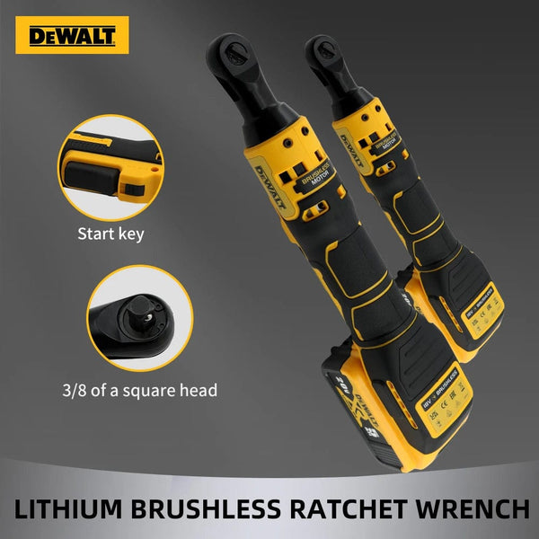 Planet Gates Dewalt Electric Ratchet Wrench DCF512 20V Battery Cordless Driver DCF512 Removal Screw Nut 3/8" Driver Power Tools Impact wrench