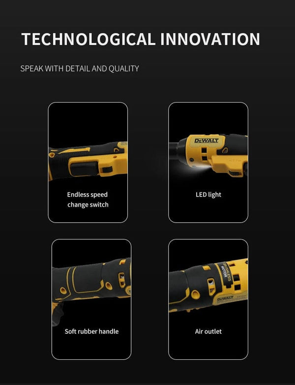 Planet Gates Dewalt Electric Ratchet Wrench DCF512 20V Battery Cordless Driver DCF512 Removal Screw Nut 3/8" Driver Power Tools Impact wrench