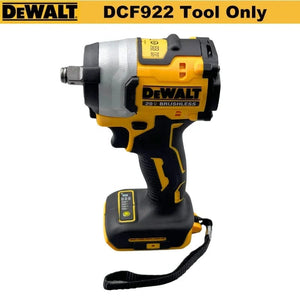 Planet Gates Dewalt Electric Tool DCF922 Cordless Brushless 20V Lithium Battery 205NM Torque Variable Speed Impact Wrench electric drill