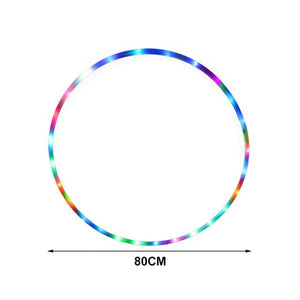Planet Gates Diameter 80CM Sport Hoop loose weight materiel sport fitness hoop equipment yoga Circle 90CM 7Color aro LED Flashing Sport body building Ring