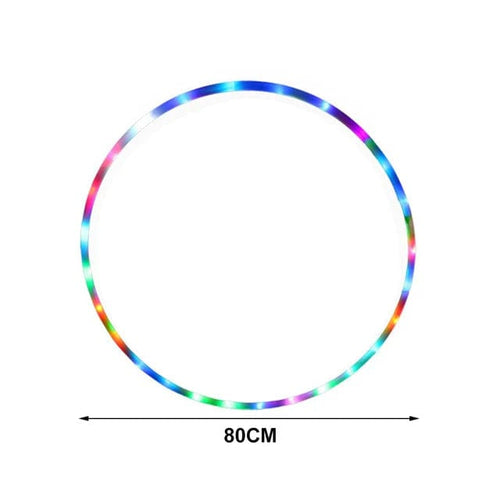 Planet Gates Diameter 80CM Sport Hoop loose weight materiel sport fitness hoop equipment yoga Circle 90CM 7Color aro LED Flashing Sport body building Ring
