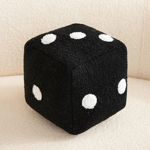 Planet Gates Dice Pillow Plush Dice Cube Cushion Hug Pillow Stuffed Plush Toy Game Props Car Interior Ornament Home Decoration Party Supplies
