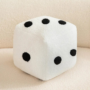 Planet Gates Dice Pillow Plush Dice Cube Cushion Hug Pillow Stuffed Plush Toy Game Props Car Interior Ornament Home Decoration Party Supplies