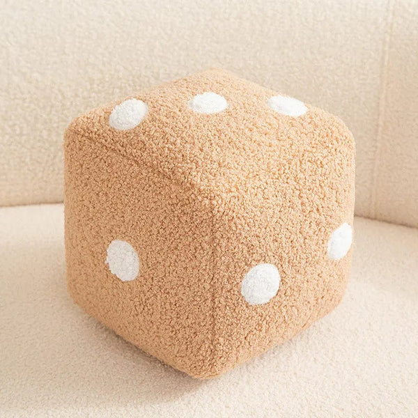 Planet Gates Dice Pillow Plush Dice Cube Cushion Hug Pillow Stuffed Plush Toy Game Props Car Interior Ornament Home Decoration Party Supplies
