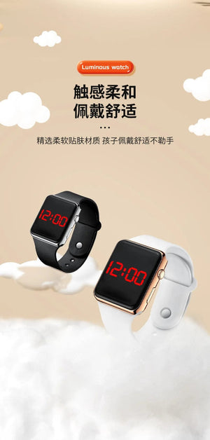 Planet Gates Digital Watches Men Women Electronic Square LED Sport Wristwatch Fashion Casual Simple Silicone Female Clock Reloj Para Mujer