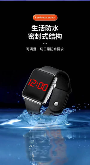 Planet Gates Digital Watches Men Women Electronic Square LED Sport Wristwatch Fashion Casual Simple Silicone Female Clock Reloj Para Mujer