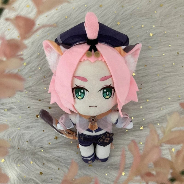 Planet Gates Diona / 20cm 20cm genshin impact Sangonomiya Kokomi Wriothesley Lyney Furina Children's gifts Around the game Stuffed animals Plush Doll toys
