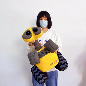 Planet Gates Disney Cartoon 55cm WALL-E vivid robot Plush Toy Wall E Minion Robot model soft Stuffed plush doll toy home decor baby kids gift