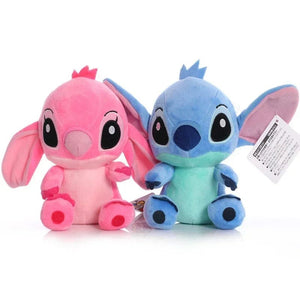 Planet Gates Disney Cartoon Blue Pink Stitch Plush Dolls Anime Toys Lilo and Stitch 20CM Stich Plush Stuffed Toys Christmas Gifts for Kids