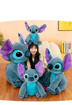 Planet Gates Disney Lilo&stitch Plush Dolls Giant Size Soft Stuffed Animal Plushie Doll Kawaii Couple Sleeping Pillow Decor Softmaterial Toys