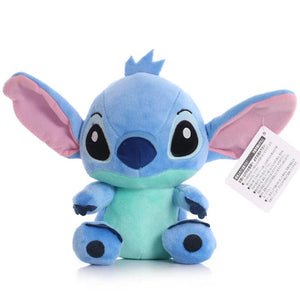 Planet Gates DISNEY Lilo & Stitch Plush Toys Pink Lilo Blue Stitch Stuffed Plush Dolls Pendant Toys Models Cute Boy Girl Birthday Gift