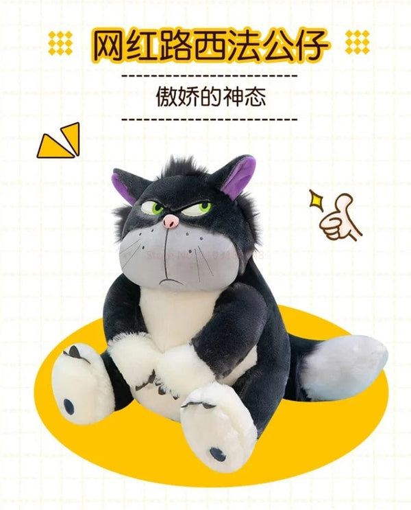 Planet Gates Disney Lucifer The Cat Cute Doll Plush Toy Throw Pillow Cat Doll Birthday Gift Valentine's Day Plush Children's Toy