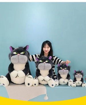 Planet Gates Disney Lucifer The Cat Cute Doll Plush Toy Throw Pillow Cat Doll Birthday Gift Valentine's Day Plush Children's Toy