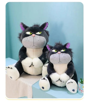 Planet Gates Disney Lucifer The Cat Cute Doll Plush Toy Throw Pillow Cat Doll Birthday Gift Valentine's Day Plush Children's Toy