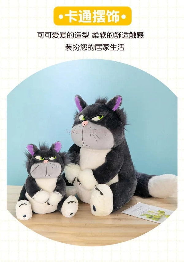 Planet Gates Disney Lucifer The Cat Cute Doll Plush Toy Throw Pillow Cat Doll Birthday Gift Valentine's Day Plush Children's Toy