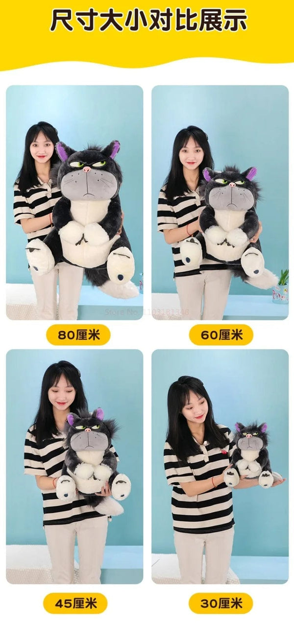 Planet Gates Disney Lucifer The Cat Cute Doll Plush Toy Throw Pillow Cat Doll Birthday Gift Valentine's Day Plush Children's Toy
