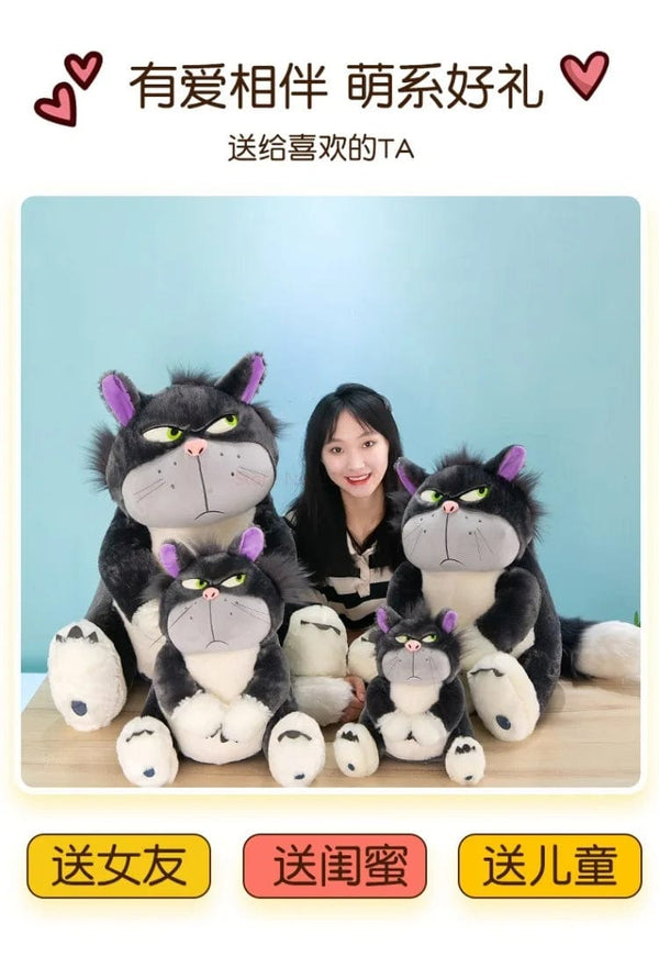 Planet Gates Disney Lucifer The Cat Cute Doll Plush Toy Throw Pillow Cat Doll Birthday Gift Valentine's Day Plush Children's Toy