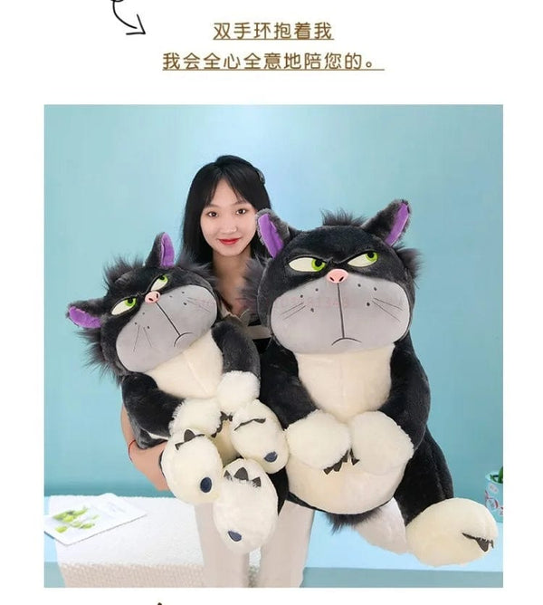 Planet Gates Disney Lucifer The Cat Cute Doll Plush Toy Throw Pillow Cat Doll Birthday Gift Valentine's Day Plush Children's Toy