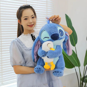 Planet Gates Disney Plush Doll Stitch Lilo Doll Cute Duck Stitch Plush Stuffed Toy Christmas Children's Birthday Gift Kawaii Decoration Toys