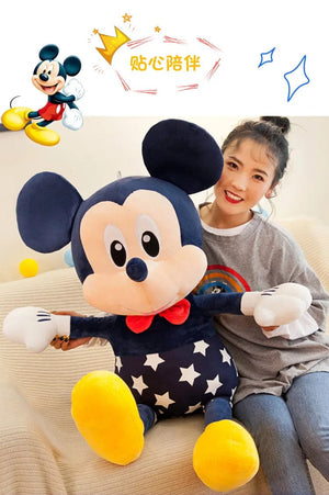 Planet Gates Disney Star Mickey Plush Toy Minnie Doll Large Couple Mickey Mouse Playing with Children's Pillow Doll Gifts