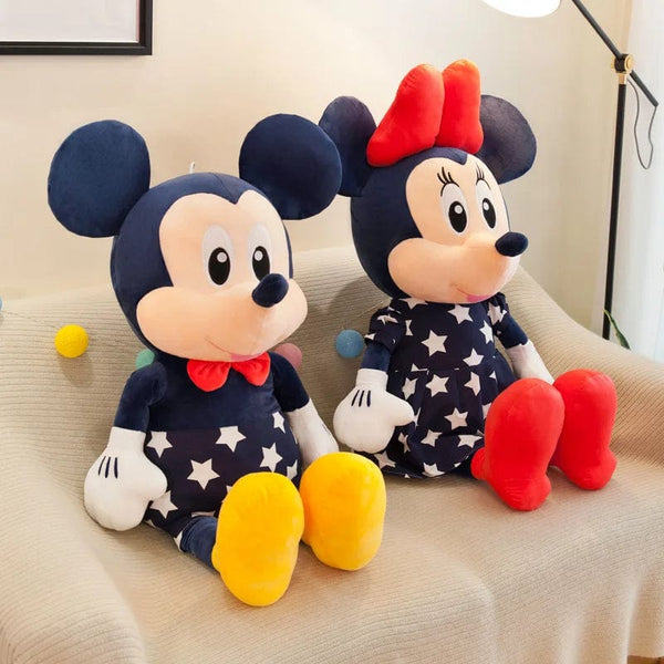 Planet Gates Disney Star Mickey Plush Toy Minnie Doll Large Couple Mickey Mouse Playing with Children's Pillow Doll Gifts