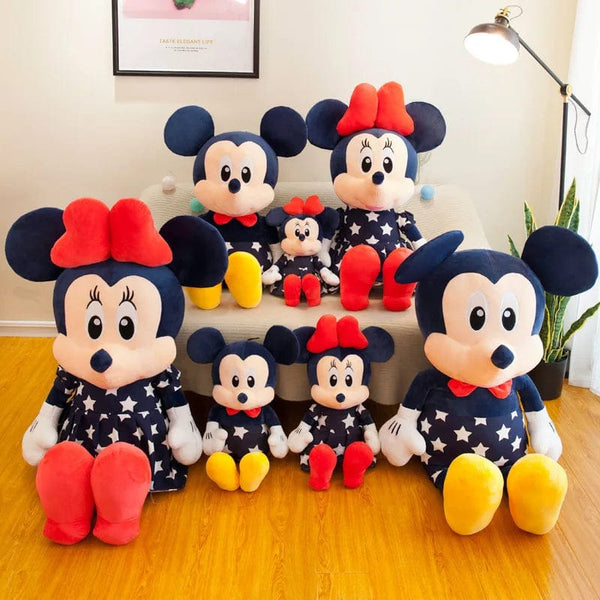 Planet Gates Disney Star Mickey Plush Toy Minnie Doll Large Couple Mickey Mouse Playing with Children's Pillow Doll Gifts