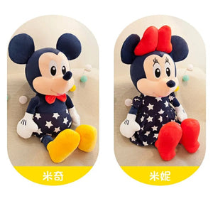 Planet Gates Disney Star Mickey Plush Toy Minnie Doll Large Couple Mickey Mouse Playing with Children's Pillow Doll Gifts