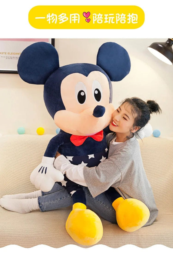 Planet Gates Disney Star Mickey Plush Toy Minnie Doll Large Couple Mickey Mouse Playing with Children's Pillow Doll Gifts