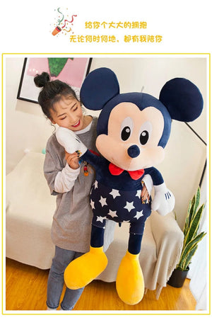 Planet Gates Disney Star Mickey Plush Toy Minnie Doll Large Couple Mickey Mouse Playing with Children's Pillow Doll Gifts