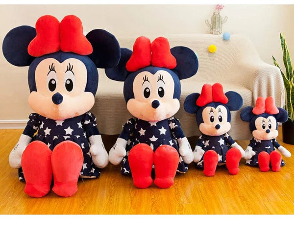 Planet Gates Disney Star Mickey Plush Toy Minnie Doll Large Couple Mickey Mouse Playing with Children's Pillow Doll Gifts