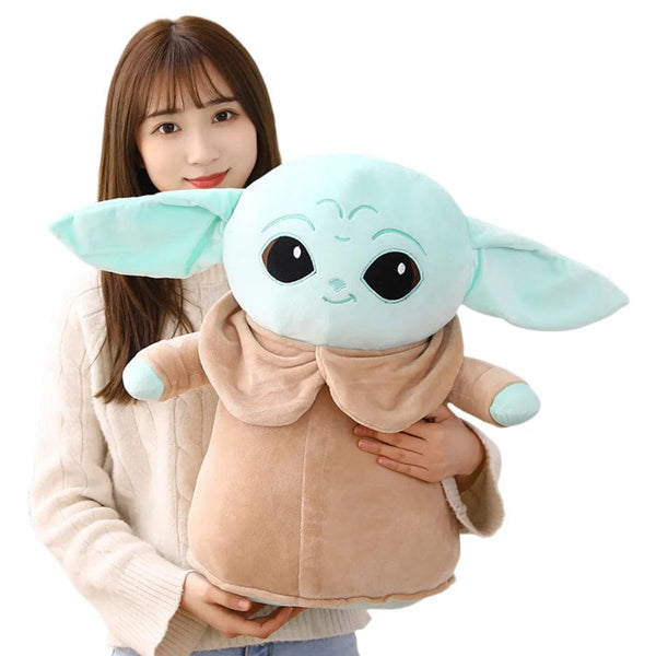Planet Gates Disney Star Wars Anime Yoda Plush Grogu Mandalorian Figure Yoda Baby Peluche Dolls Stuffed Cartoon Yoda Model Kid Toy Gifts