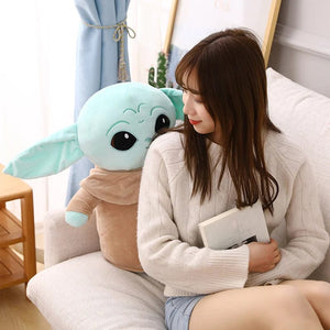 Planet Gates Disney Star Wars Anime Yoda Plush Grogu Mandalorian Figure Yoda Baby Peluche Dolls Stuffed Cartoon Yoda Model Kid Toy Gifts