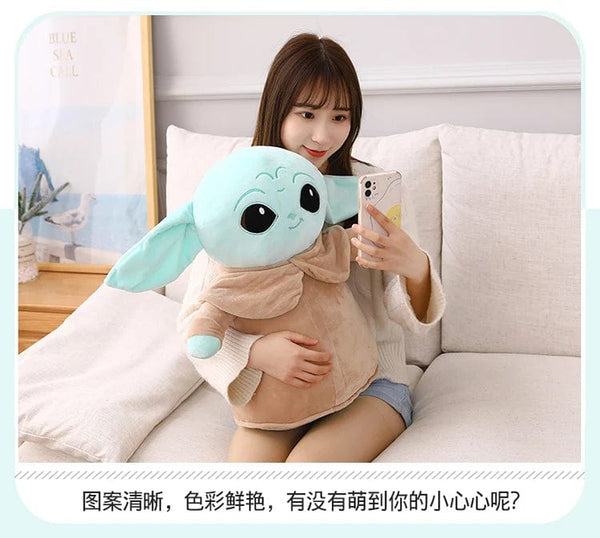 Planet Gates Disney Star Wars Anime Yoda Plush Grogu Mandalorian Figure Yoda Baby Peluche Dolls Stuffed Cartoon Yoda Model Kid Toy Gifts