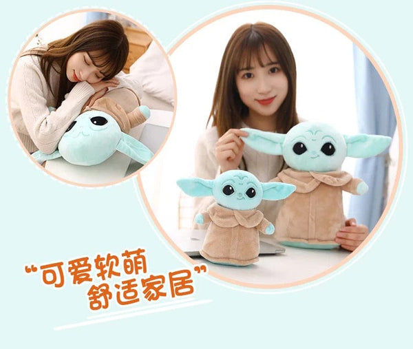 Planet Gates Disney Star Wars Anime Yoda Plush Grogu Mandalorian Figure Yoda Baby Peluche Dolls Stuffed Cartoon Yoda Model Kid Toy Gifts