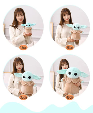 Planet Gates Disney Star Wars Anime Yoda Plush Grogu Mandalorian Figure Yoda Baby Peluche Dolls Stuffed Cartoon Yoda Model Kid Toy Gifts