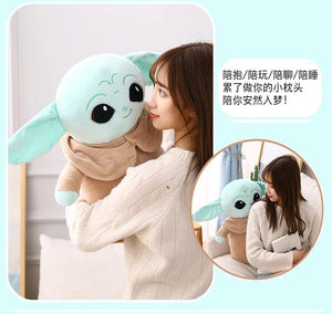 Planet Gates Disney Star Wars Anime Yoda Plush Grogu Mandalorian Figure Yoda Baby Peluche Dolls Stuffed Cartoon Yoda Model Kid Toy Gifts