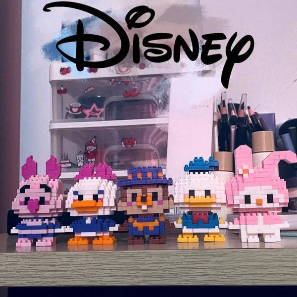 Planet Gates Disney Stitch Building Blocks Anime Kawaii Cartoon mini Action Children's Figures Blocks Bricks Assemble DIY Toys Gift for Kids