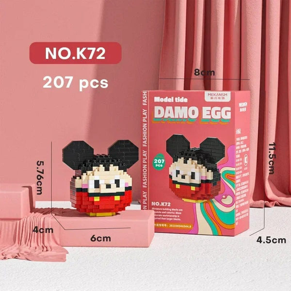 Planet Gates Disney Stitch Building Blocks Anime Kawaii Cartoon mini Action Children's Figures Blocks Bricks Assemble DIY Toys Gift for Kids