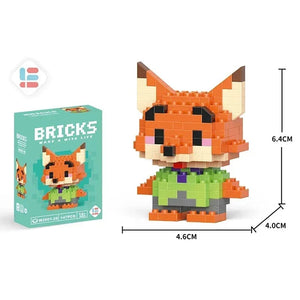 Planet Gates Disney Stitch Building Blocks Anime Kawaii Cartoon mini Action Children's Figures Blocks Bricks Assemble DIY Toys Gift for Kids