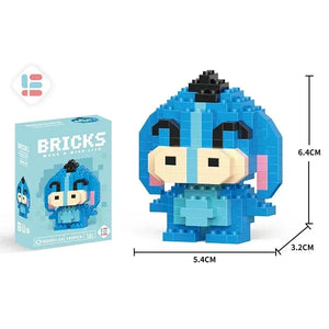 Planet Gates Disney Stitch Building Blocks Anime Kawaii Cartoon mini Action Children's Figures Blocks Bricks Assemble DIY Toys Gift for Kids