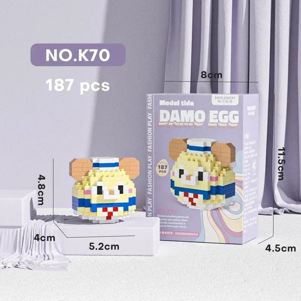 Planet Gates Disney Stitch Building Blocks Anime Kawaii Cartoon mini Action Children's Figures Blocks Bricks Assemble DIY Toys Gift for Kids