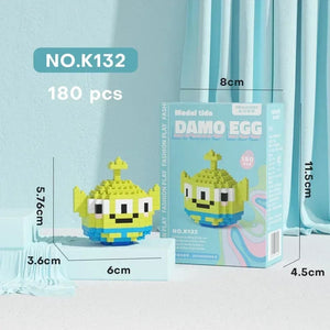 Planet Gates Disney Stitch Building Blocks Anime Kawaii Cartoon mini Action Children's Figures Blocks Bricks Assemble DIY Toys Gift for Kids