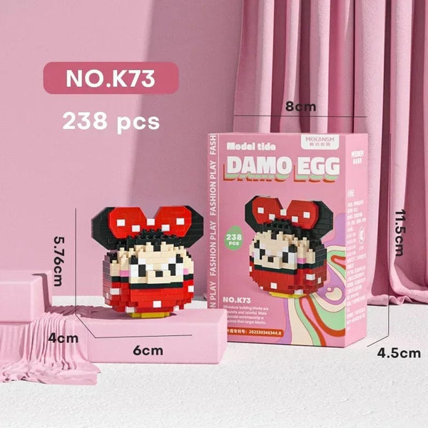 Planet Gates Disney Stitch Building Blocks Anime Kawaii Cartoon mini Action Children's Figures Blocks Bricks Assemble DIY Toys Gift for Kids