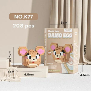 Planet Gates Disney Stitch Building Blocks Anime Kawaii Cartoon mini Action Children's Figures Blocks Bricks Assemble DIY Toys Gift for Kids