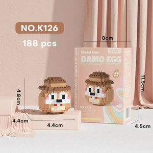 Planet Gates Disney Stitch Building Blocks Anime Kawaii Cartoon mini Action Children's Figures Blocks Bricks Assemble DIY Toys Gift for Kids