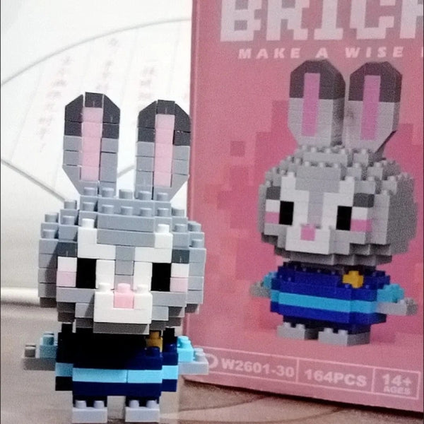 Planet Gates Disney Stitch Building Blocks Anime Kawaii Cartoon mini Action Children's Figures Blocks Bricks Assemble DIY Toys Gift for Kids