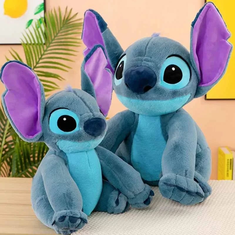 Planet Gates Disney Stitch Plush Toys Dolls Anime Stitch Sitting Stitch 45/60cm Cartoon Stuffed Doll Children's Comforting Pillow Kids Gifts