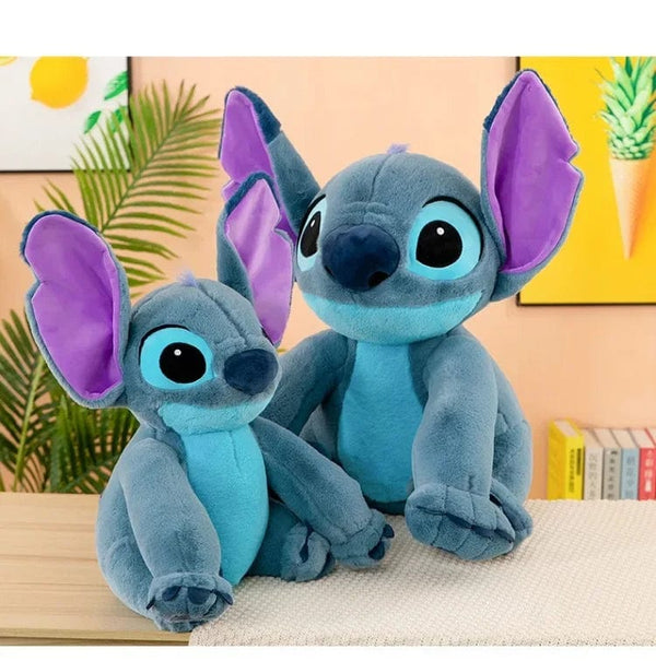 Planet Gates Disney Stitch Plush Toys Dolls Anime Stitch Sitting Stitch 45/60cm Cartoon Stuffed Doll Children's Comforting Pillow Kids Gifts